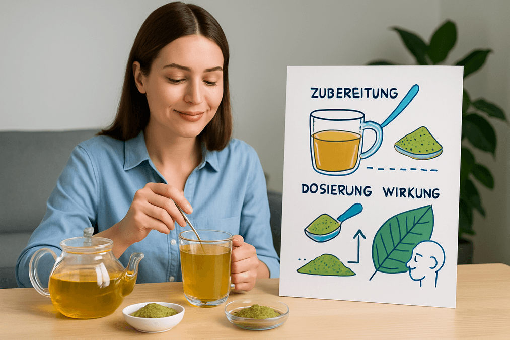 Kratom Tee – Zubereitung, Dosierung und Wirkung